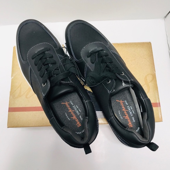 🆕 Weatherproof Memory Foam Men Shoes Black - Picture 2 of 4